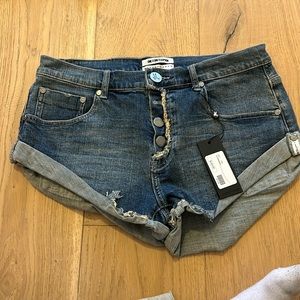 Jean shorts. NWT